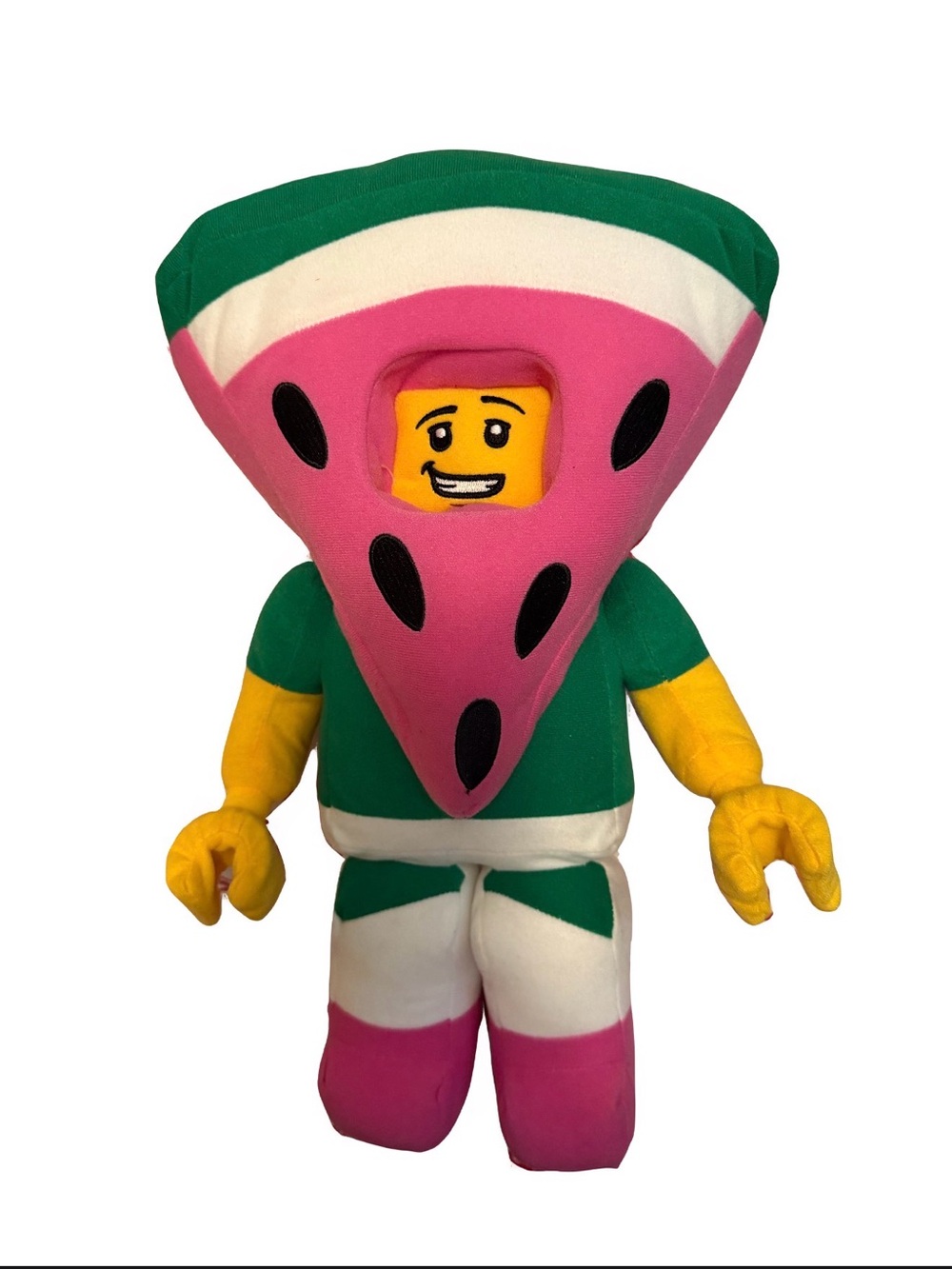 Lego watermelon guy  Green Yellow Watermelon Costume Plush Toy 15inch